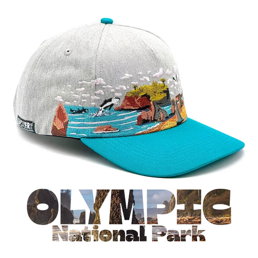 Embroidered Olympic National Park Hat - 100% of profits donated to National Parks