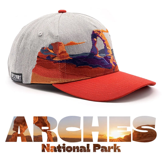 Embroidered Arches National Park Hat - 100% of profits donated to National Parks